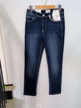 ANGELS | Women's Lizette Dark Everluxe Convertible Hi-Rise Slimming Skinny Jeans